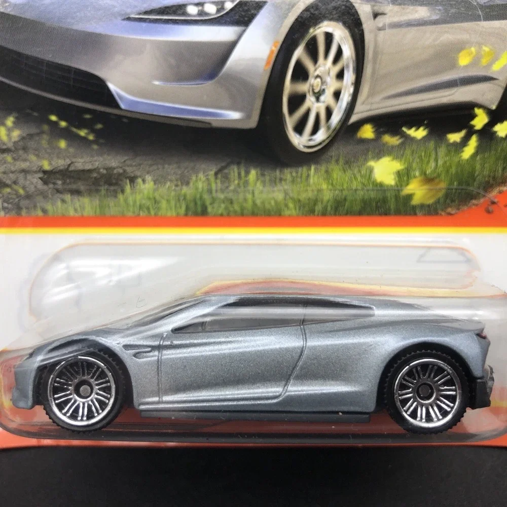 Matchbox Tesla Roadster Car Silver Vehicle 70 Years‎ Diecast 1/64 Scale
